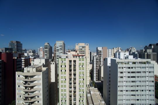 Vista da Varanda de apartamento à venda com 1 quarto, 89m² em Pinheiros, São Paulo