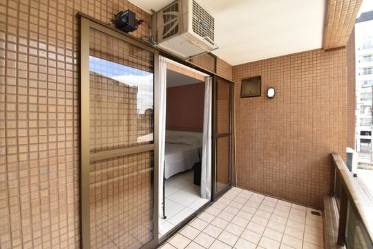 Varanda do Studio de kitnet/studio para alugar com 1 quarto, 26m² em Alto da Xv, Curitiba