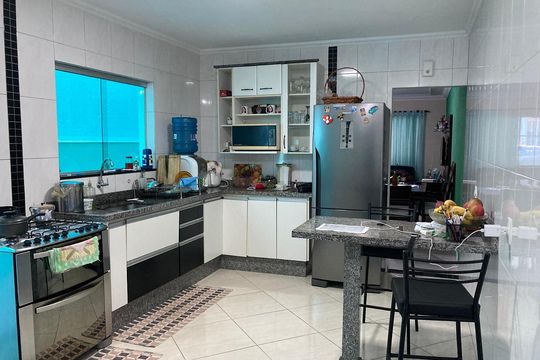 Cozinha de casa à venda com 3 quartos, 171m² em Parque Continental II, Guarulhos