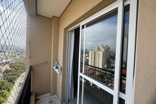 Varanda da Sala de apartamento à venda com 3 quartos, 68m² em Vila Milton, Guarulhos