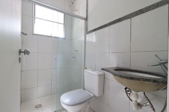 Banheiro social de apartamento para alugar com 3 quartos, 91m² em Bonfim Paulista, Ribeirão Preto
