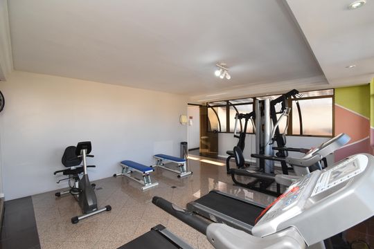 Área comum - Academia de kitnet/studio para alugar com 1 quarto, 37m² em Alto da Xv, Curitiba