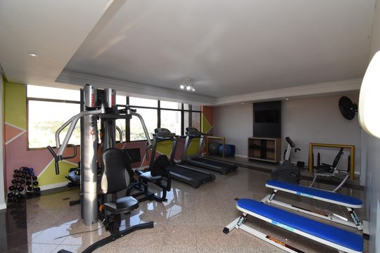 Área comum - Academia de kitnet/studio para alugar com 1 quarto, 37m² em Alto da Xv, Curitiba