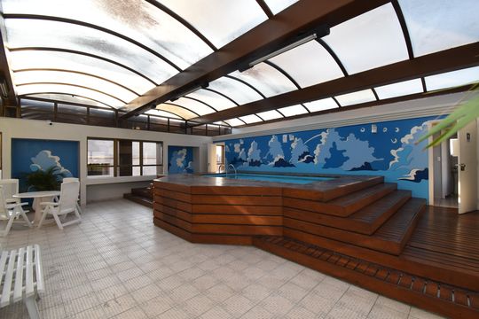 Área comum - Piscina de kitnet/studio para alugar com 1 quarto, 37m² em Alto da Xv, Curitiba