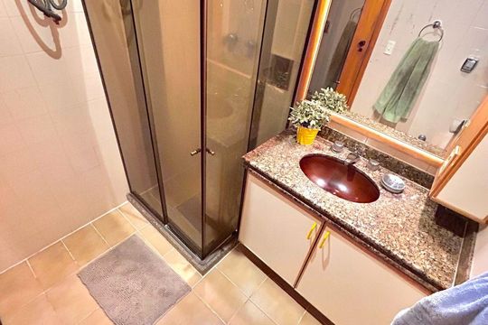 Banheiro de apartamento para alugar com 2 quartos, 100m² em Flamengo, Rio de Janeiro