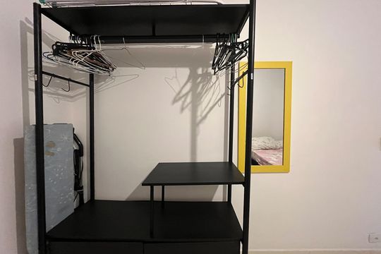 Quarto de apartamento para alugar com 1 quarto, 55m² em Boqueirão, Santos