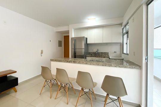 Sala de apartamento para alugar com 1 quarto, 40m² em Centro, Belo Horizonte