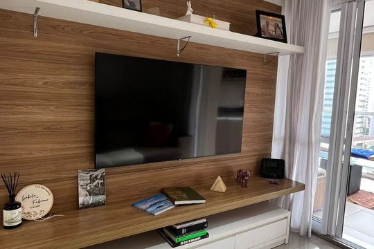 Sala de apartamento para alugar com 2 quartos, 70m² em Vila Gertrudes, São Paulo
