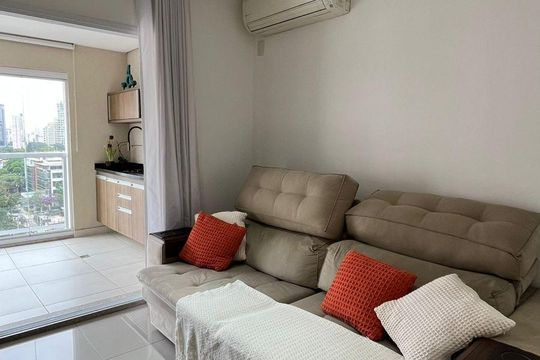 Sala de apartamento para alugar com 2 quartos, 70m² em Vila Gertrudes, São Paulo