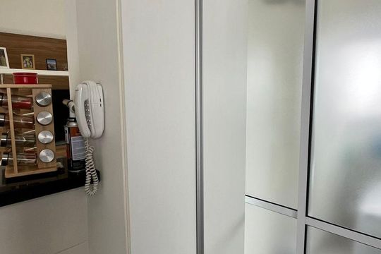 Cozinha de apartamento para alugar com 2 quartos, 70m² em Vila Gertrudes, São Paulo