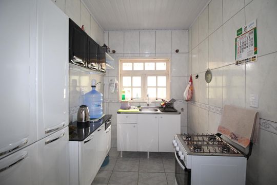 Cozinha de casa à venda com 2 quartos, 66m² em Farrapos, Porto Alegre