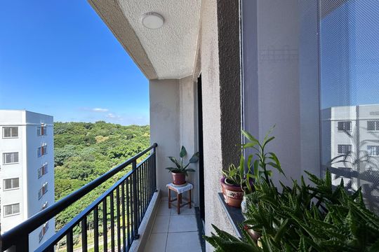 Varanda sala  de apartamento à venda com 1 quarto, 40m² em Usina Piratininga, São Paulo