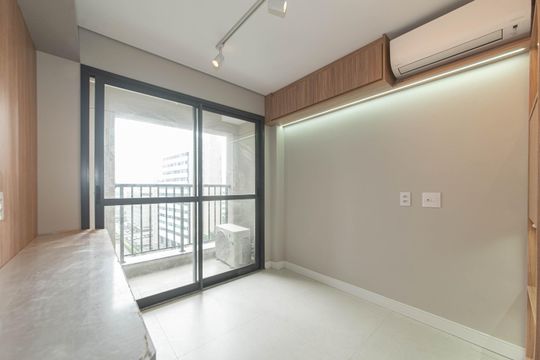 Sala - Cozinha Integrada de kitnet/studio à venda com 1 quarto, 30m² em Vila Cordeiro, São Paulo