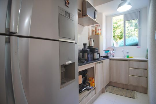 Cozinha de apartamento à venda com 2 quartos, 73m² em Feitoria, São Leopoldo