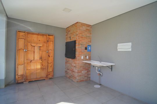 Área comum - Churrasqueira de apartamento à venda com 2 quartos, 73m² em Feitoria, São Leopoldo