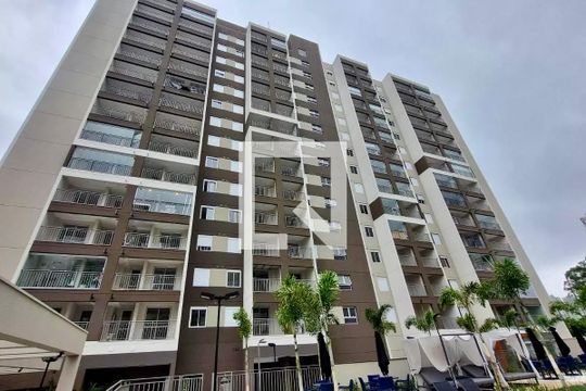 Fachada Bloco de kitnet/studio para alugar com 1 quarto, 25m² em Vila Andrade, São Paulo