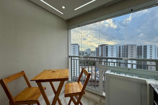 Sacada de kitnet/studio para alugar com 1 quarto, 25m² em Vila Andrade, São Paulo