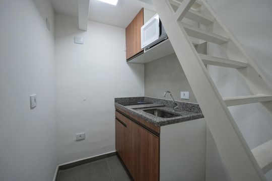 Cozinha de kitnet/studio para alugar com 1 quarto, 34m² em Vila Mariana, São Paulo