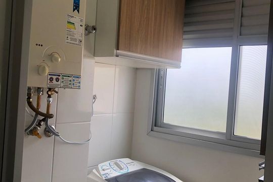 Área de serviço de apartamento para alugar com 2 quartos, 45m² em Parque Campolim, Sorocaba