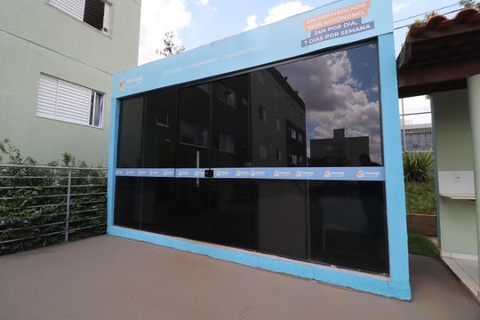 Área comum - Mercado de apartamento para alugar com 2 quartos, 65m² em Shopping Park, Uberlândia