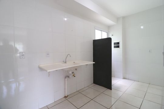 Cozinha de apartamento para alugar com 2 quartos, 65m² em Shopping Park, Uberlândia