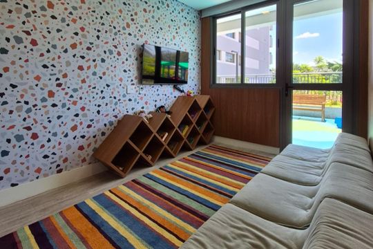 Área comum de apartamento à venda com 3 quartos, 144m² em Brooklin, São Paulo