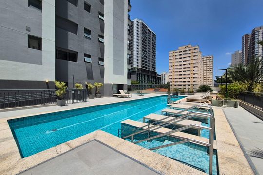 Área comum de apartamento à venda com 3 quartos, 144m² em Brooklin, São Paulo