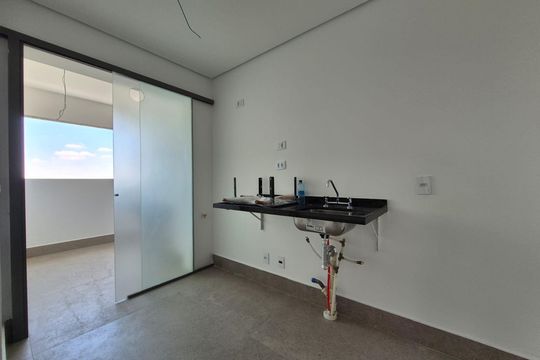 Cozinha de apartamento à venda com 3 quartos, 144m² em Brooklin, São Paulo