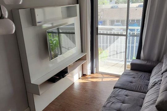 Sala de apartamento à venda com 2 quartos, 46m² em Jardim das Flores, São Paulo