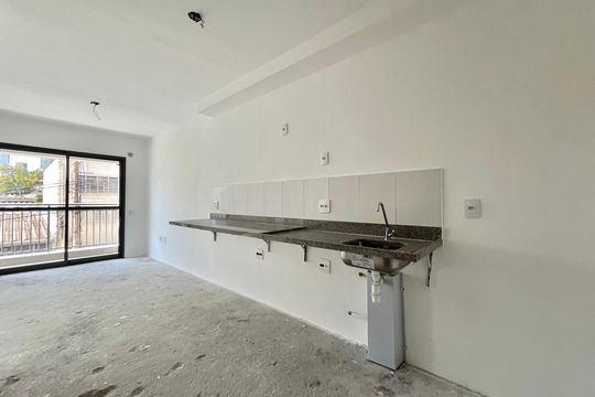 Cozinha de apartamento à venda com 1 quarto, 40m² em Vila Santa Catarina, São Paulo