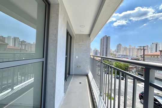 Varanda de apartamento à venda com 1 quarto, 40m² em Vila Santa Catarina, São Paulo