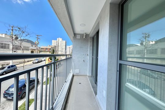 Varanda de apartamento à venda com 1 quarto, 40m² em Vila Santa Catarina, São Paulo