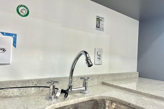 Cozinha de kitnet/studio à venda com 1 quarto, 25m² em Vila Mascote, São Paulo