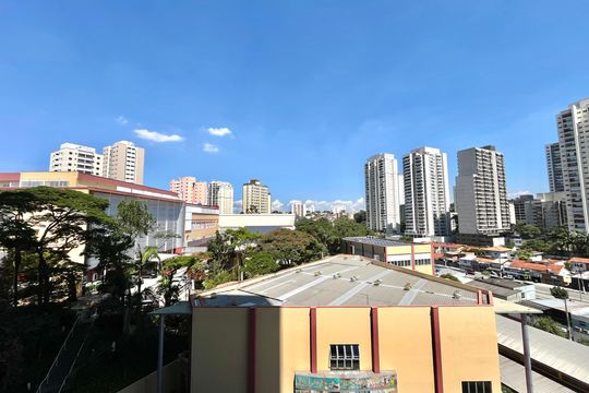 Vista da Sala de kitnet/studio à venda com 1 quarto, 25m² em Vila Mascote, São Paulo