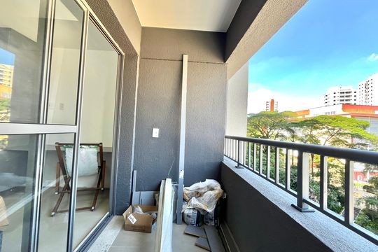 Varanda de kitnet/studio à venda com 1 quarto, 25m² em Vila Mascote, São Paulo