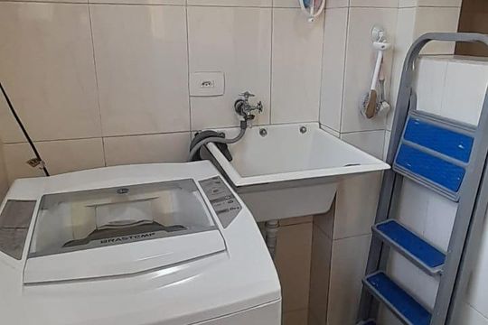 Área de serviço de apartamento à venda com 2 quartos, 60m² em Vila Carmosina, São Paulo