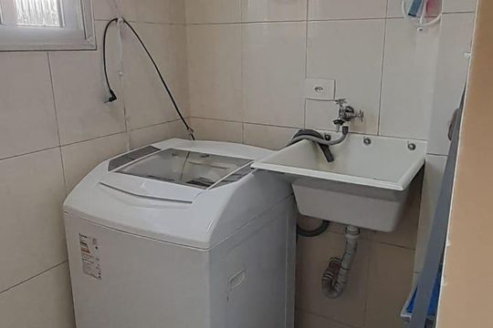 Área de serviço de apartamento à venda com 2 quartos, 60m² em Vila Carmosina, São Paulo