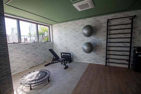 Área comum - Academia de kitnet/studio à venda com 1 quarto, 25m² em Santo Amaro, São Paulo