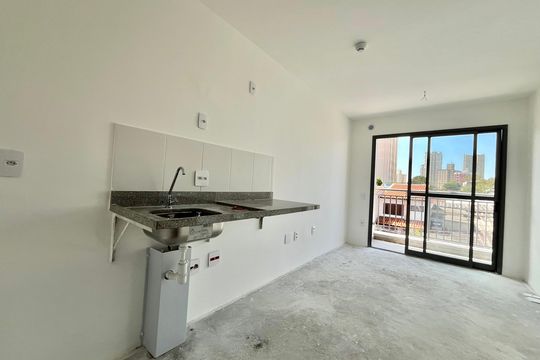 Cozinha de apartamento à venda com 1 quarto, 35m² em Vila Santa Catarina, São Paulo