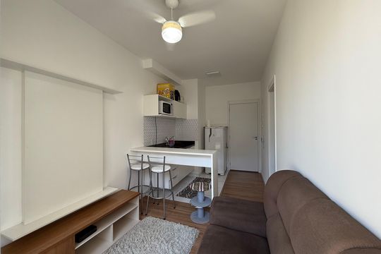 Sala de kitnet/studio para alugar com 1 quarto, 30m² em República, São Paulo