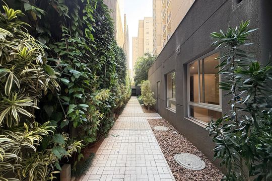 Área comum de kitnet/studio para alugar com 1 quarto, 30m² em República, São Paulo