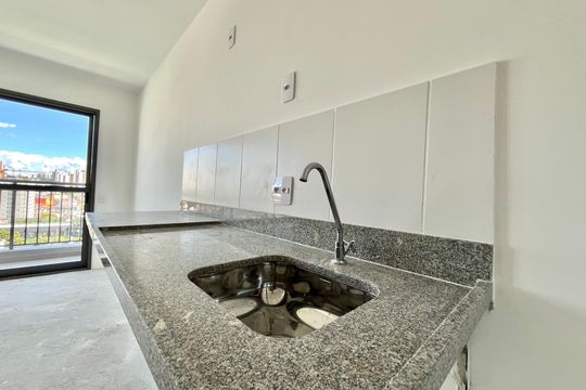 Cozinha de apartamento à venda com 1 quarto, 35m² em Vila Santa Catarina, São Paulo