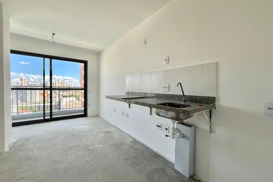 Cozinha de apartamento à venda com 1 quarto, 35m² em Vila Santa Catarina, São Paulo