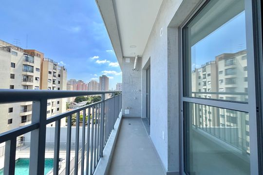 Varanda de apartamento à venda com 1 quarto, 40m² em Vila Santa Catarina, São Paulo