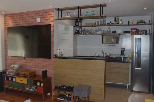 Sala de apartamento à venda com 2 quartos, 67m² em Consolação, São Paulo