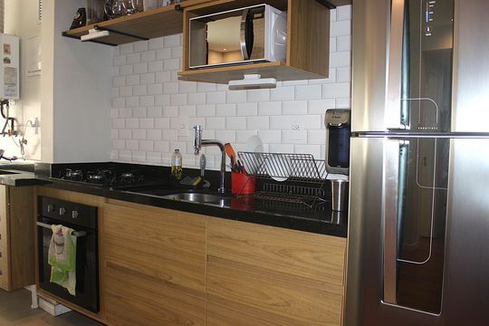 Cozinha de apartamento à venda com 2 quartos, 67m² em Consolação, São Paulo