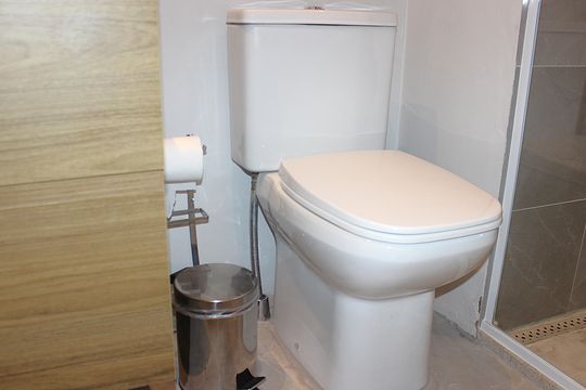 Banheiro Social de apartamento à venda com 2 quartos, 67m² em Consolação, São Paulo