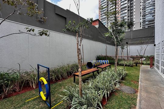Área comum - Pet Place de kitnet/studio à venda com 1 quarto, 27m² em Jardim das Acacias, São Paulo