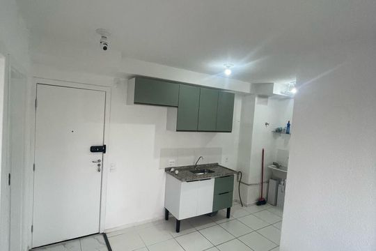 Sala - Cozinha de apartamento à venda com 2 quartos, 35m² em Jardim Promissao, São Paulo