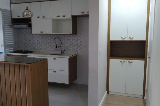 Sala de apartamento à venda com 2 quartos, 64m² em Vila Castelo, São Paulo